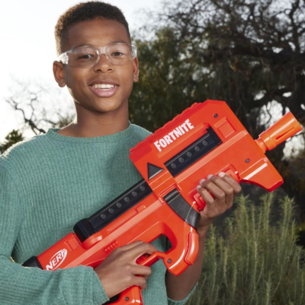 Brand New In Box Nerf Fortnite Compact SMG Motorized Blaster, Electric Nerf